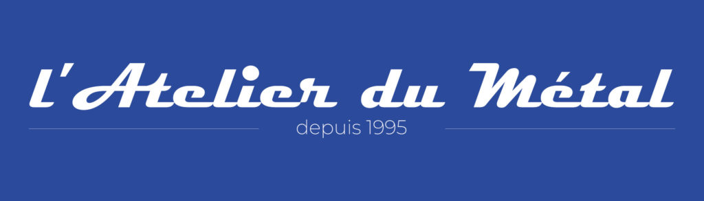 Logo avec fond bleu